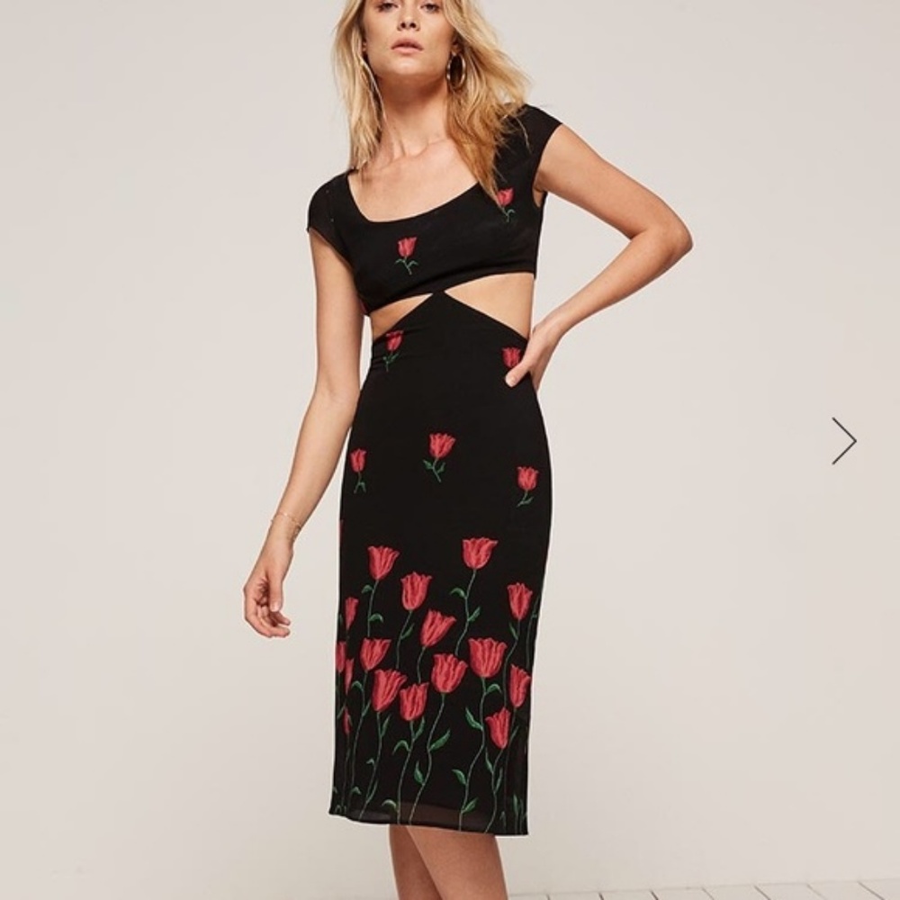 Reformation Saylor Dress Holland